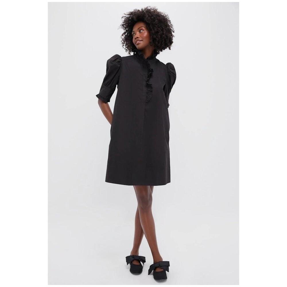 POMANDER PLACE Black Gracelyn Mini Dress Size Medium NWT Retail $148 Tuckernuck